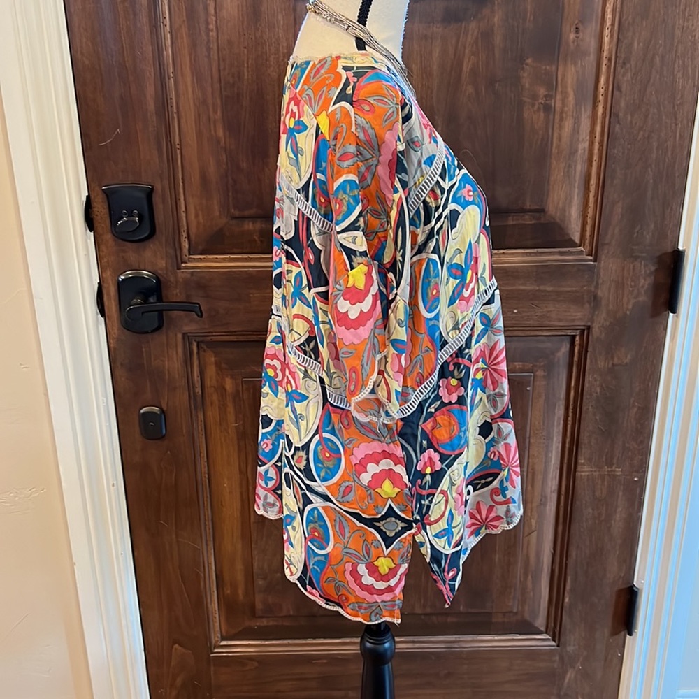 Johnny Was Multi-Colored Blouse - image 3